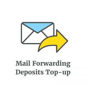 Mail Forwarding Deposits Top-up